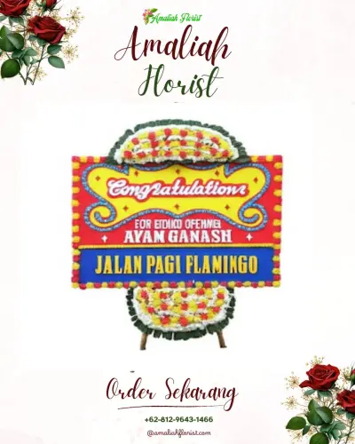 Bunga Papan Congratulation di Anyer
